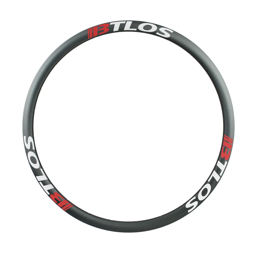 700C 34mm Deep Clincher Hookless Tubeless Compatible Disc All Road Carbon Rims
