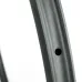 700C 35mm Deep Gravel Clincher Hookless Disc Asymmetrical Carbon Rims