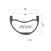 Asymmetric 30mm internal Downhill Riding Carbon Rim