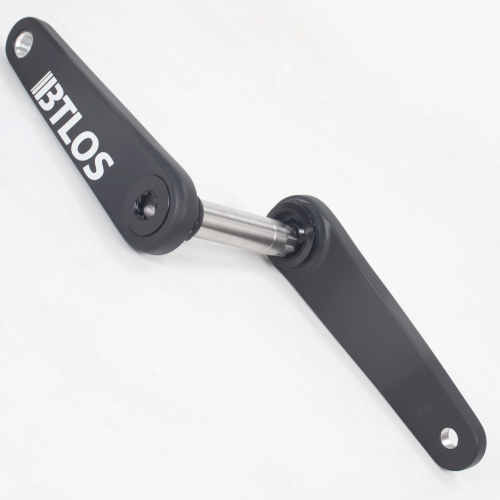 320g Extralight Carbon Crankset for Road Bike - Titanium/Alloy Spindle 