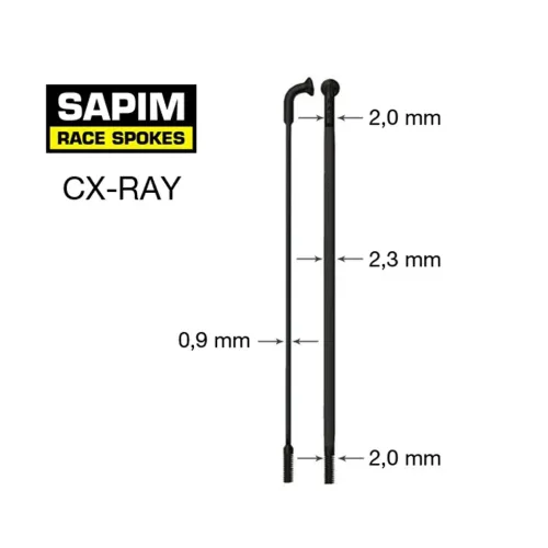 Sapim CX-RAY spokes ( including Sapim nipples )