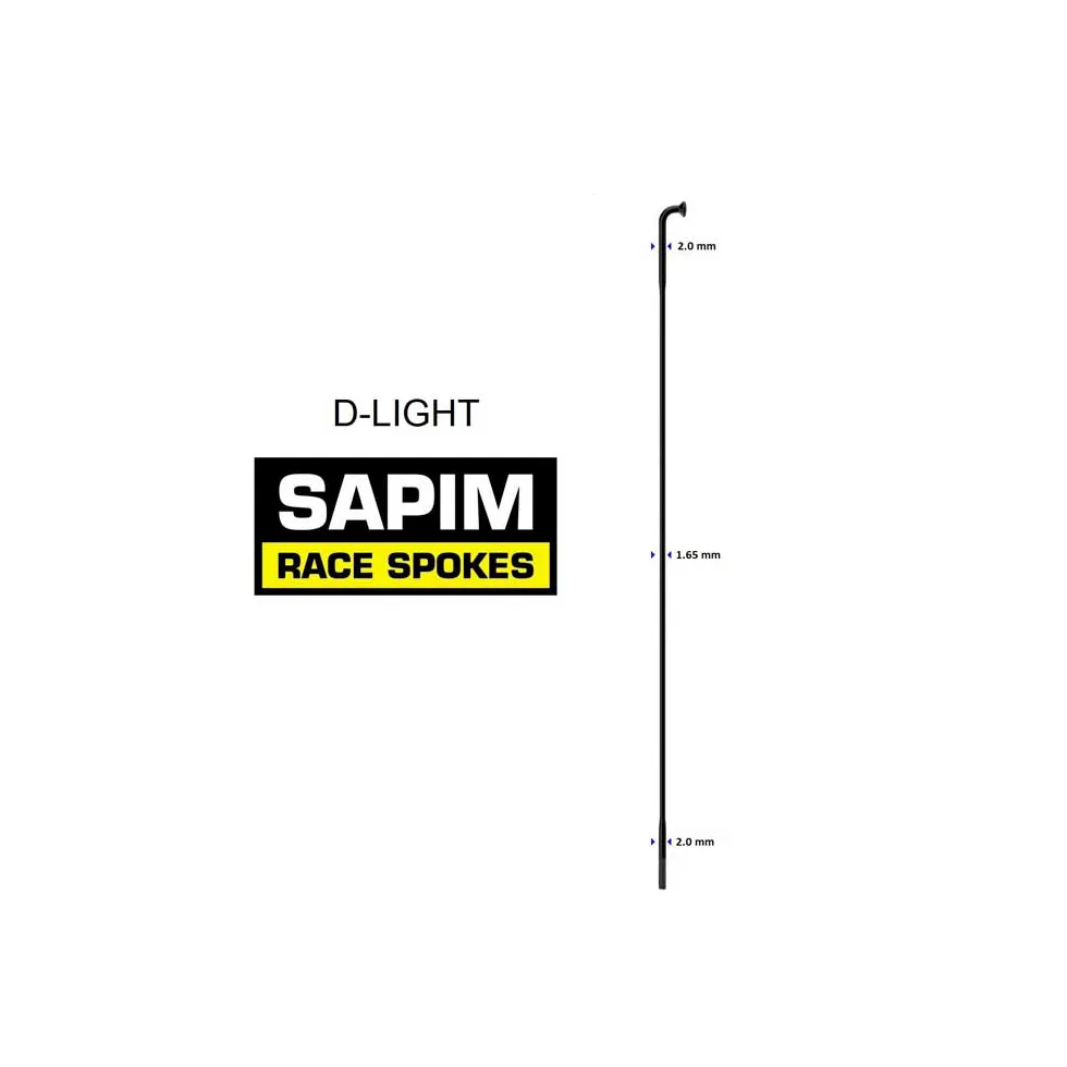 Sapim D-Light spokes ( including Sapim nipples )