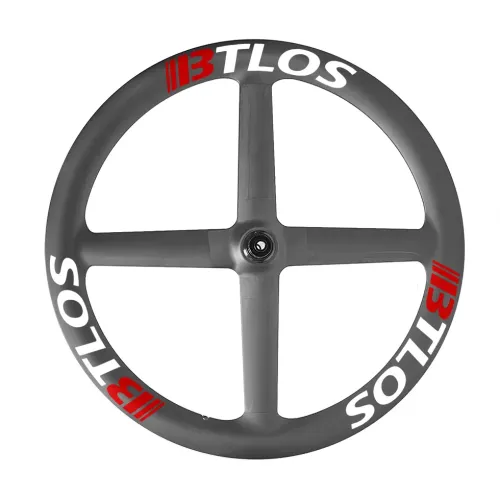 50mm deep V-shaped 4-spoke carbon wheel