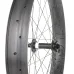 650B 80mm wide double wall fat bike carbon wheels