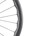 45mm Depth Adventure Gravel Tubeless Compatible Asymmetrical Wavy Carbon wheelset