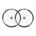 MTB 27.5inch/650B 40mm wide symmetrical hookless and tubeless compatible wheelset 