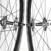 700C 80mm clincher tubeless carbon road  wheels