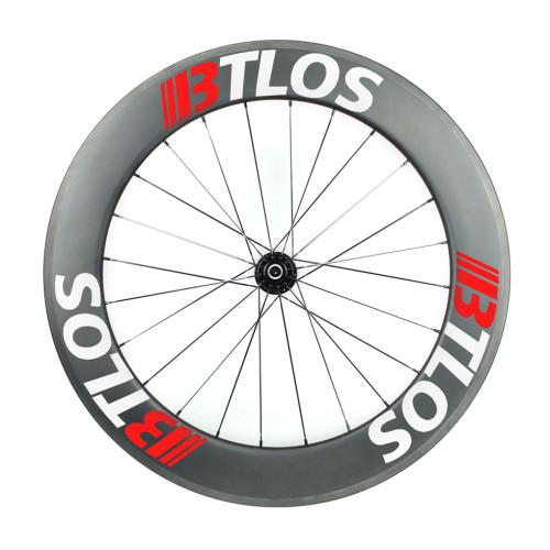 700C 80mm clincher tubeless carbon road  wheels