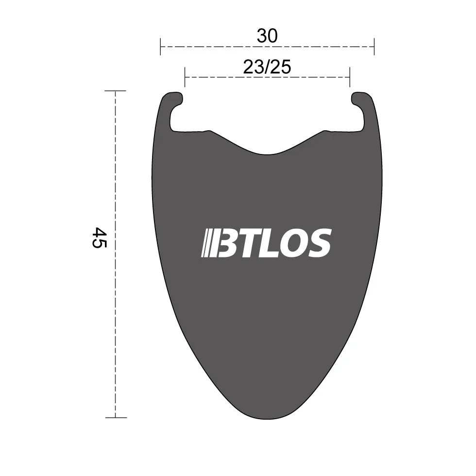 AERIX PRO RS45 cross section drawing