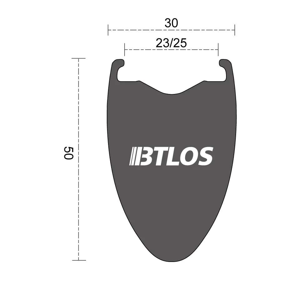AERIX PRO RS50 cross-section drawing AERIX PRO RS50 cross-section drawing