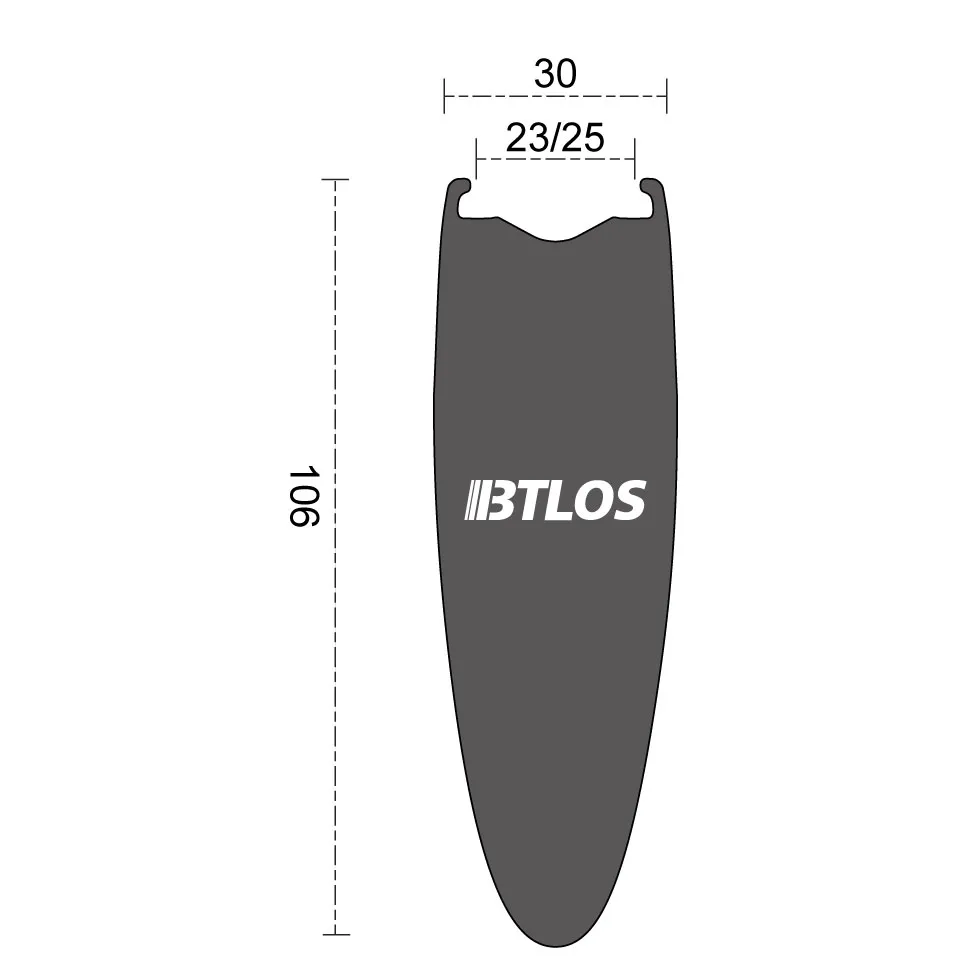 AERIX RS106 cross-section drawing AERIX RS106 cross-section drawing