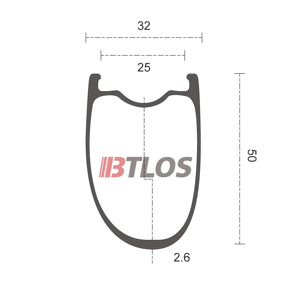 ARC50A cross-section drawing