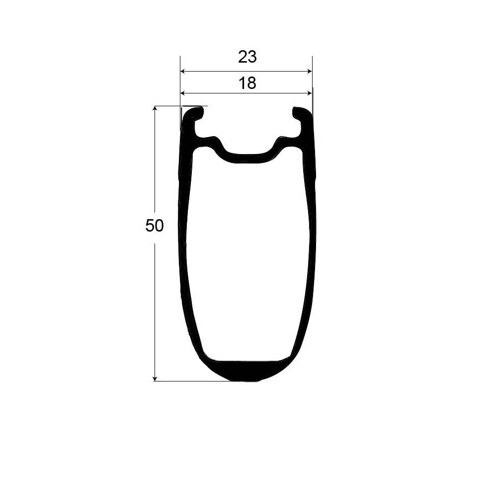 BRU50C-23 cross section drawing