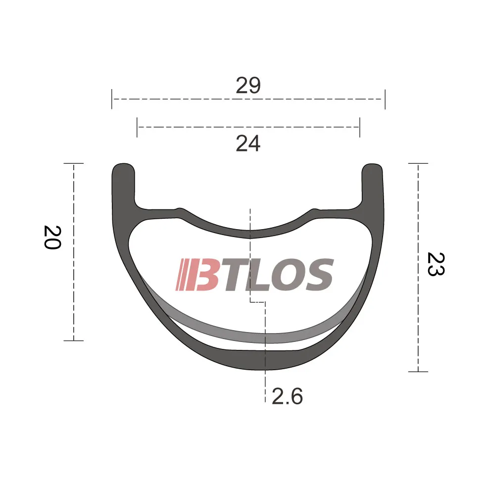 Bmx discount rim width