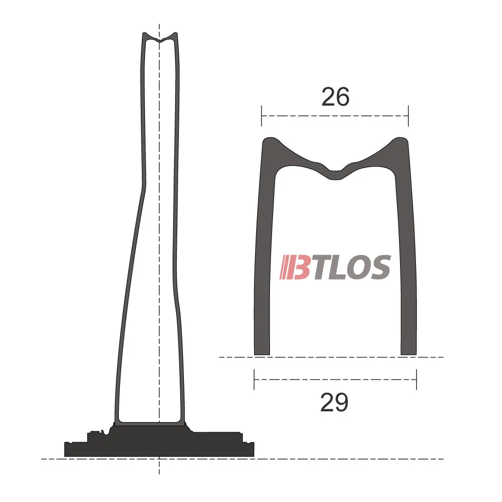 Turbo-T26 cross section drawing